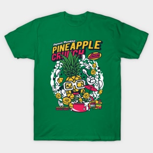 Retro Cereal Box Pineapple Crunch // Junk Food Nostalgia // Cereal Lover T-Shirt